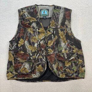 Master Sportsman Hunting Shooting Mesh Camo Multiple Pockets Vest Size XL